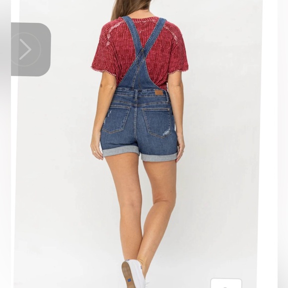 🆕Judy Blue Double Cuffed Short-all’s. - Picture 2 of 7